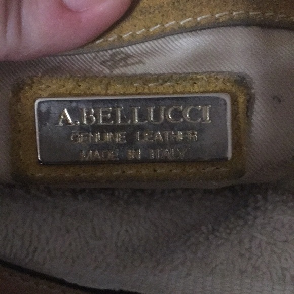 A. Bellucci Italian leather convertible tote. - Picture 5 of 8